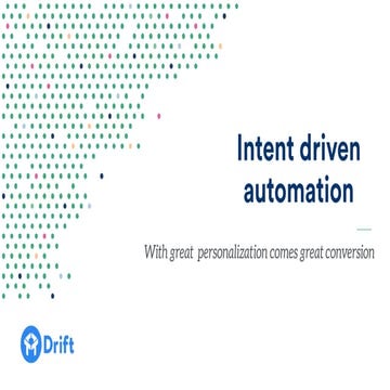 "Intent driven automation" by Guillaume Cabe (Apple, Mention, Segment, Drift)