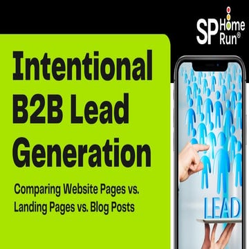 Intentional B2B Lead Generation