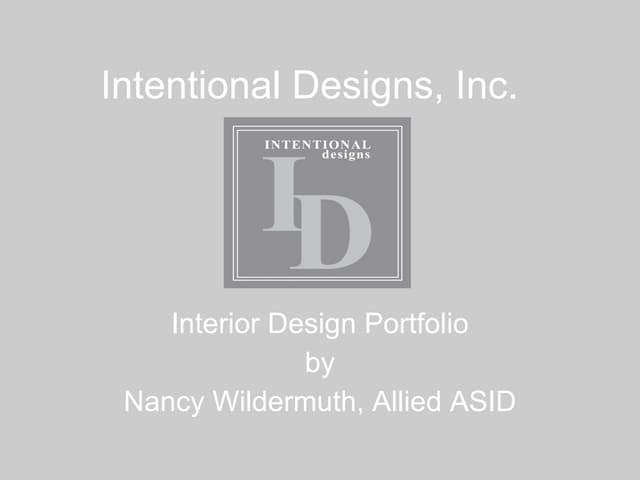 Intentional Designs Portfolio