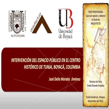 Intenvencion en el centro historico de tunja boyaca, colombia