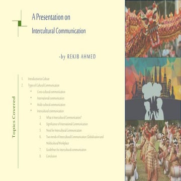 Intercultural Communication