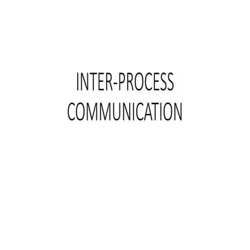 INTER-PROCESS COMMUNICATION.pptx in operating system