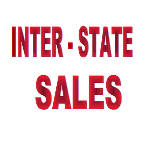 Inter state sales