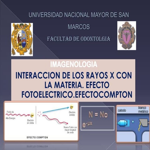 UC: PRODUCCION DE LOS RAYOS X