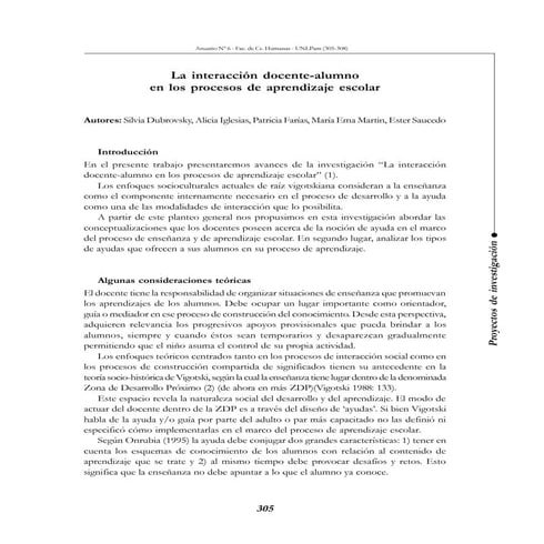 Interaccion docente alumno