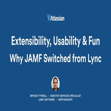 Usability, Extensibility & Fun: the Switch from Lync to HipChat
