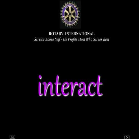 R. Villano - Rotary International: Interact Club