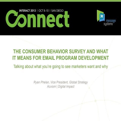 2013 MessageSystems User Conference