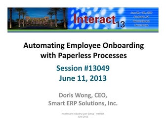 Automating Employee Onboarding with Paperless Processes