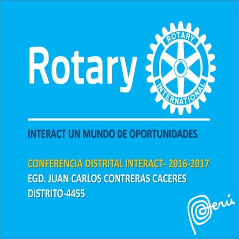 Interact un mundo de oportunidades- 2017-18