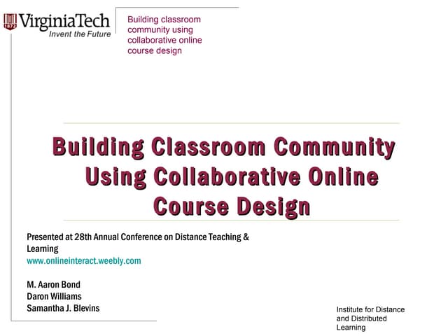 Interaction AECT 2012