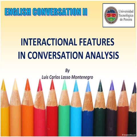 Interaction in conversation part ii (blog)