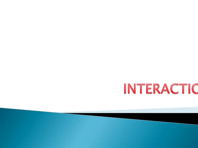 Interaction! ppt