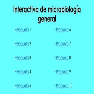 Interactiva de microbiología