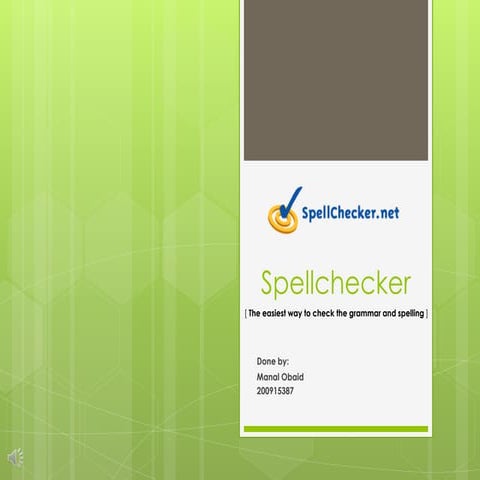 Spellchecker