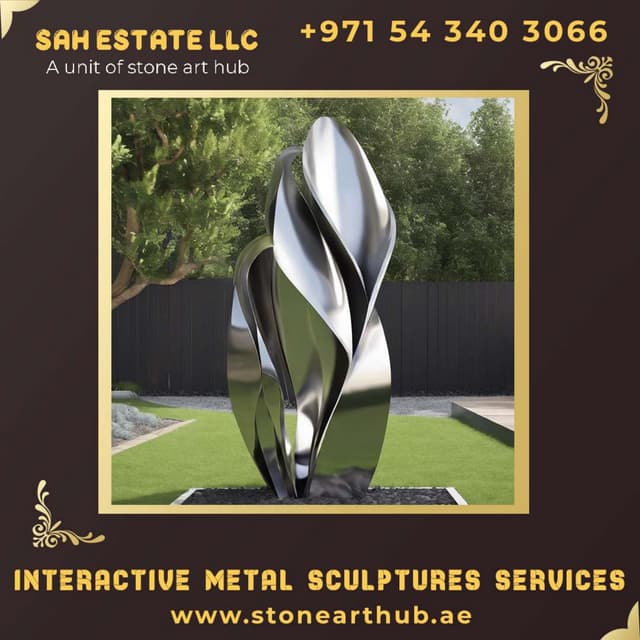 Interactive Metal Sculptures Services - ☎ +971 54 340 3066 | PDF
