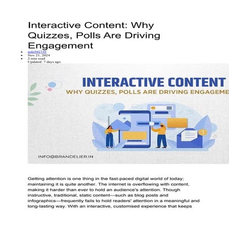 The Power of Interactive Content in the Customer Journey | DOCX