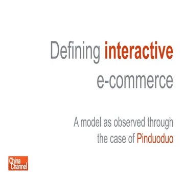 Defining Interactive E-commerce Whitepaper | PDF