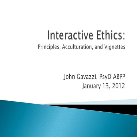 Interactive Ethics
