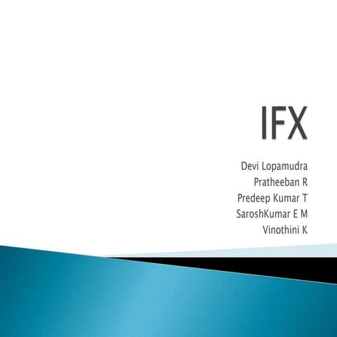 Interactive Financial Exchange (IFX)