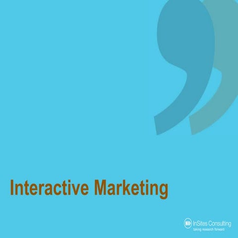 Interactive marketing Vlerick M³