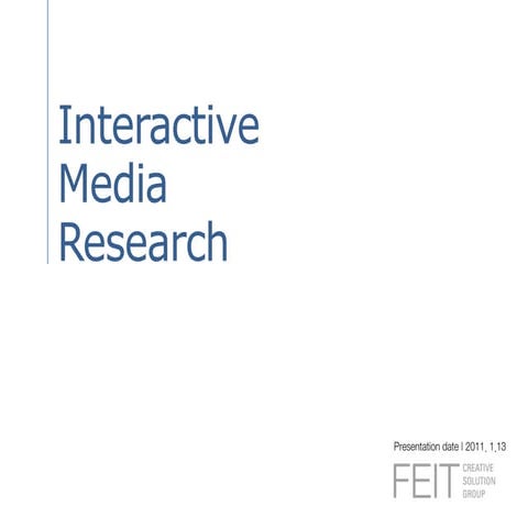 Interactive media 0113