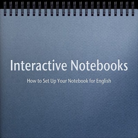 Interactive notebooks