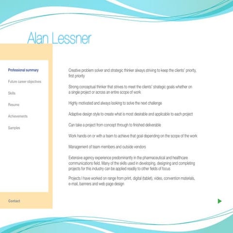 Interactive portfolio al3