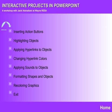 Interactive ppt