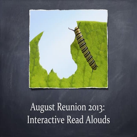 Interactive read aloud