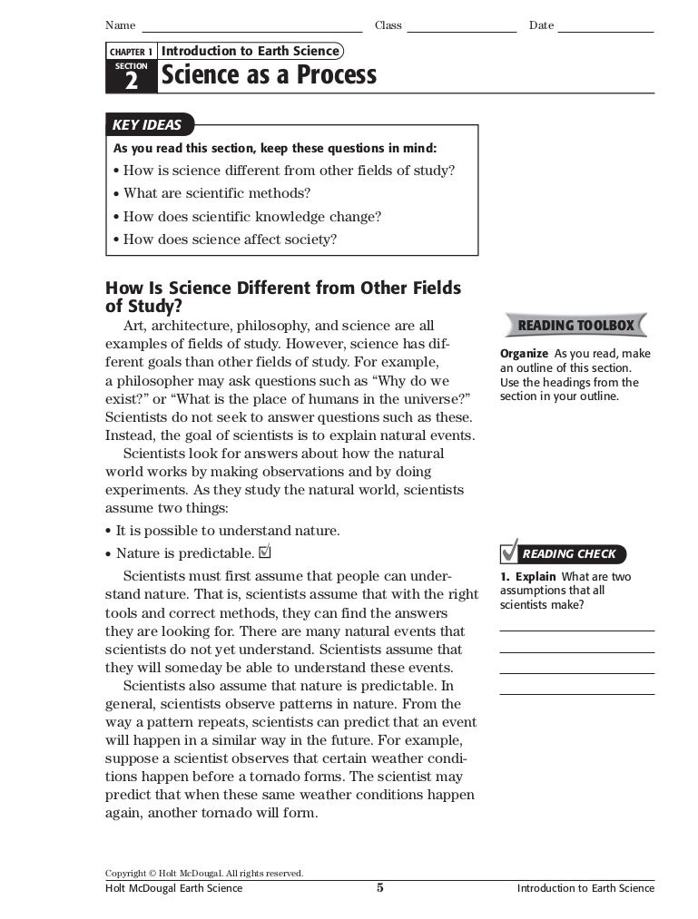Interactive reader and study guide