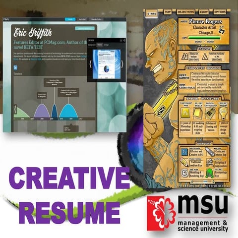 An interactive resume that can help to create resume by your ...