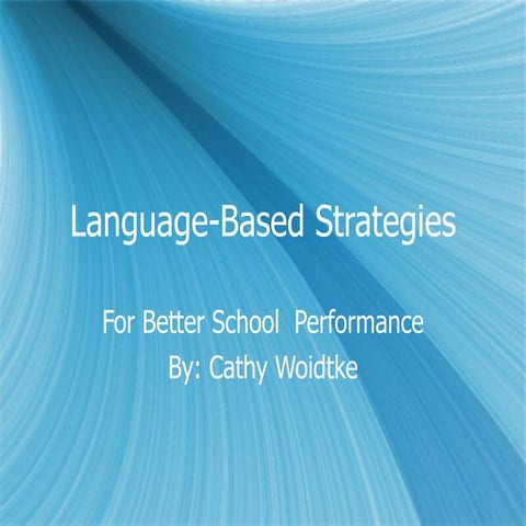 Interactive Educational Language-Literacy Strategies