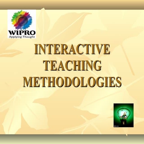 Interactive teaching methodologies