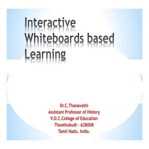 EPC 3 activity Interactive whiteboard 