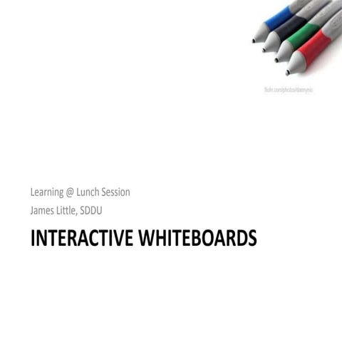 Integration Ideas for using Interactive Whiteboards | PPT