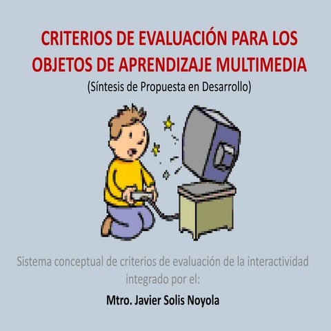 Interactividad multimedia (conceptos básicos). Propuesta conceptual desarroll...