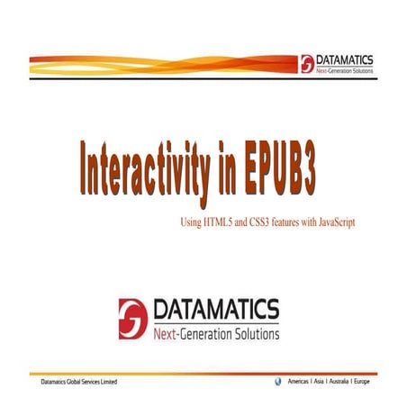 Interactivity in EPUB3 - #FBM12