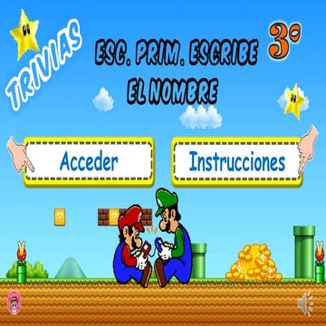 INTERACTIVO MARIO TERCER CIENCIAS.juego realizado en power point Mtra ...