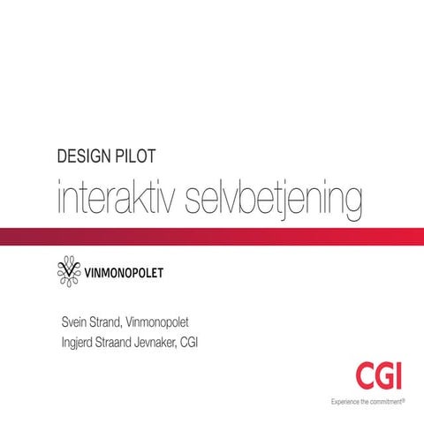 Interaktiv selvbetjening