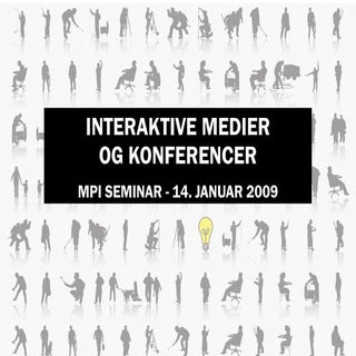 Interaktive medier og konferencer