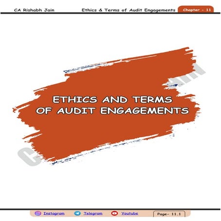 audit inter chp 11 ethics ca rishab jain