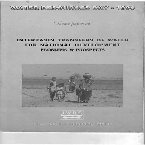 INTERBASIN TRANSFERS OF WATER FOR NATIONAL DEVELOPMENT PROBLEM & PROSPECTS WR...