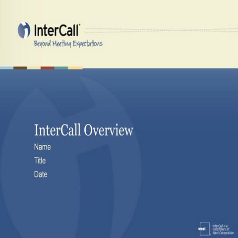Intercall Corporate Overview