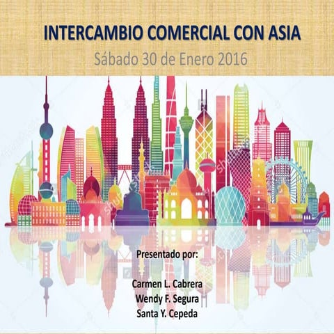 Intercambio comercial de República Dominicana con asia