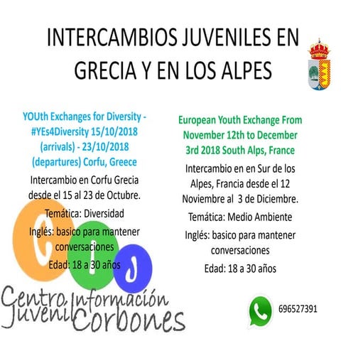 Intercambios juveniles en grecia y en los alpes