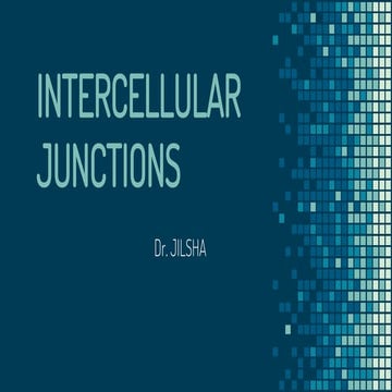 Intercellular junctions