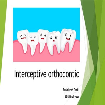 interceptive orthodontic.pptxbdjdhdvdjdjdbdvrbf | PPTX