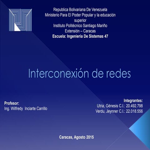 Interconexión de redes | PPTX