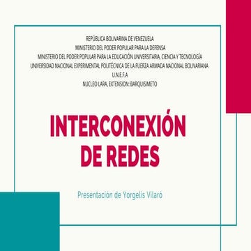 Interconexion de redes | PPTX